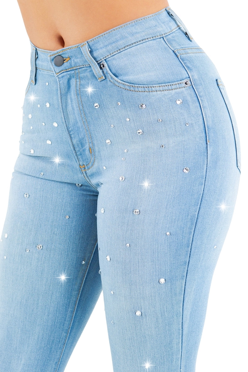 Vegas Glam Bell Bottom Jean