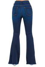 Rodeo Bell Bottom Jean in Dark Denim