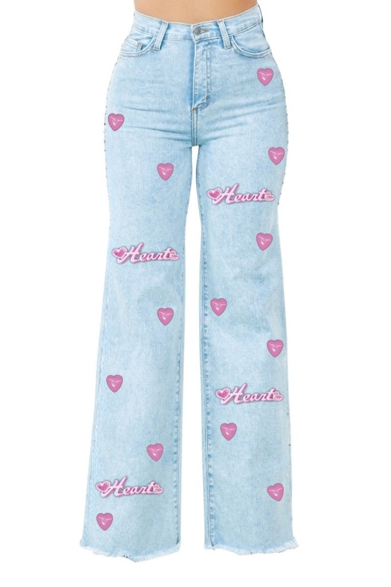 Brooklyn Heart Wide Leg Jean