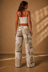 Desert Drift Low Rise Camo Cotton Pants