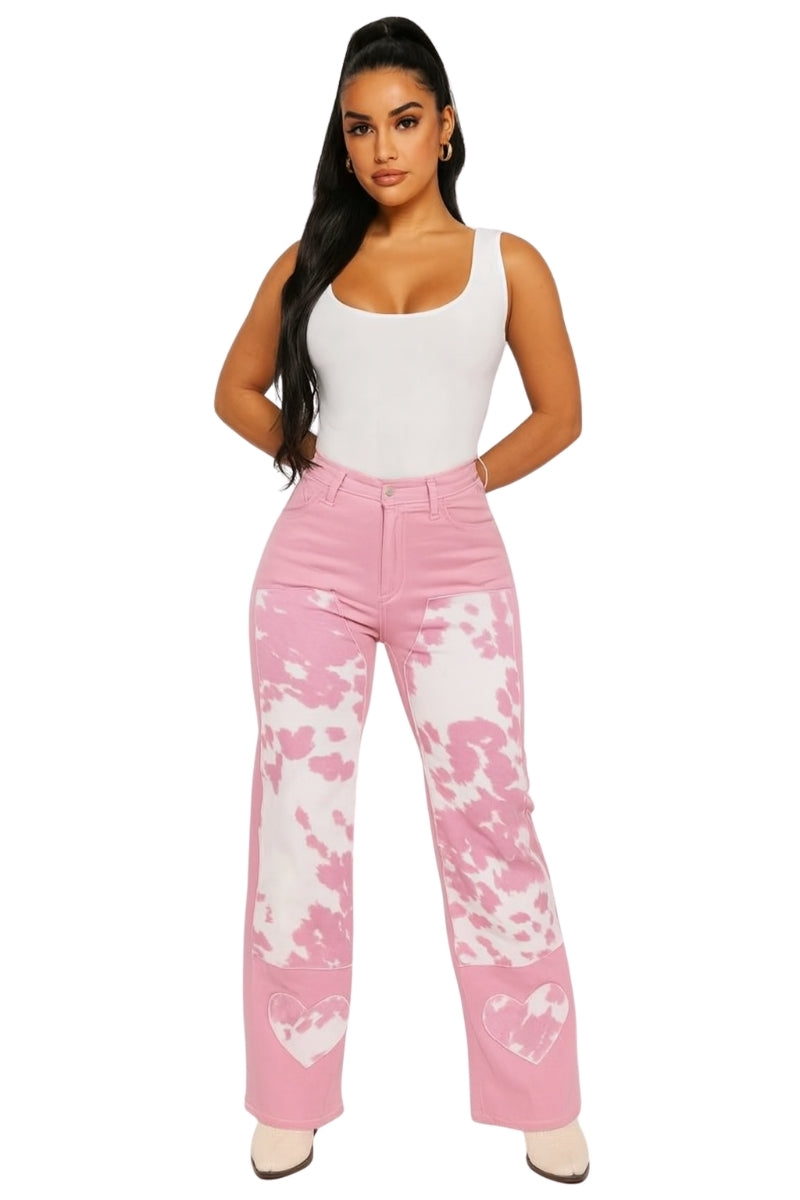 Pink Rodeo Wide Leg Jean
