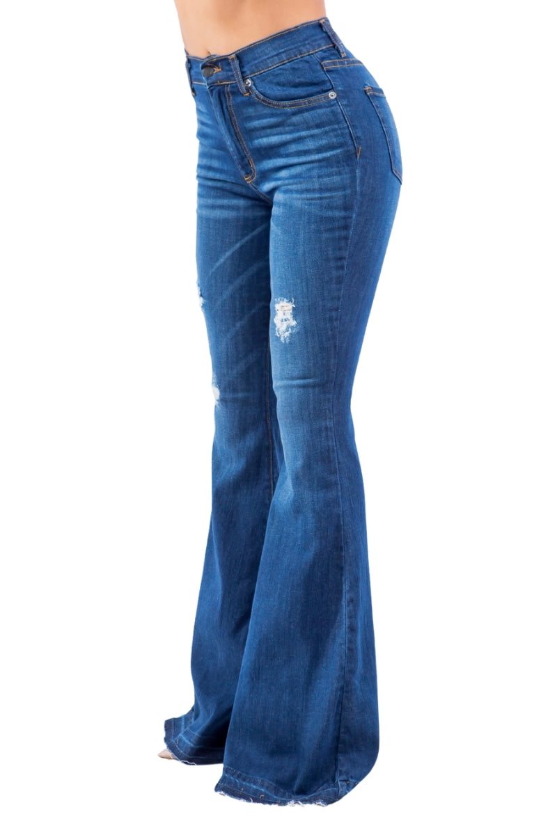 Amber Bell Bottom Jean - 36" Inseam