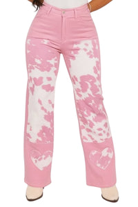 Pink Rodeo Wide Leg Jean
