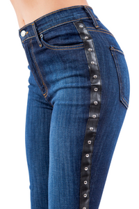 Ropin' Bell Bottom Jean in Dark Denim