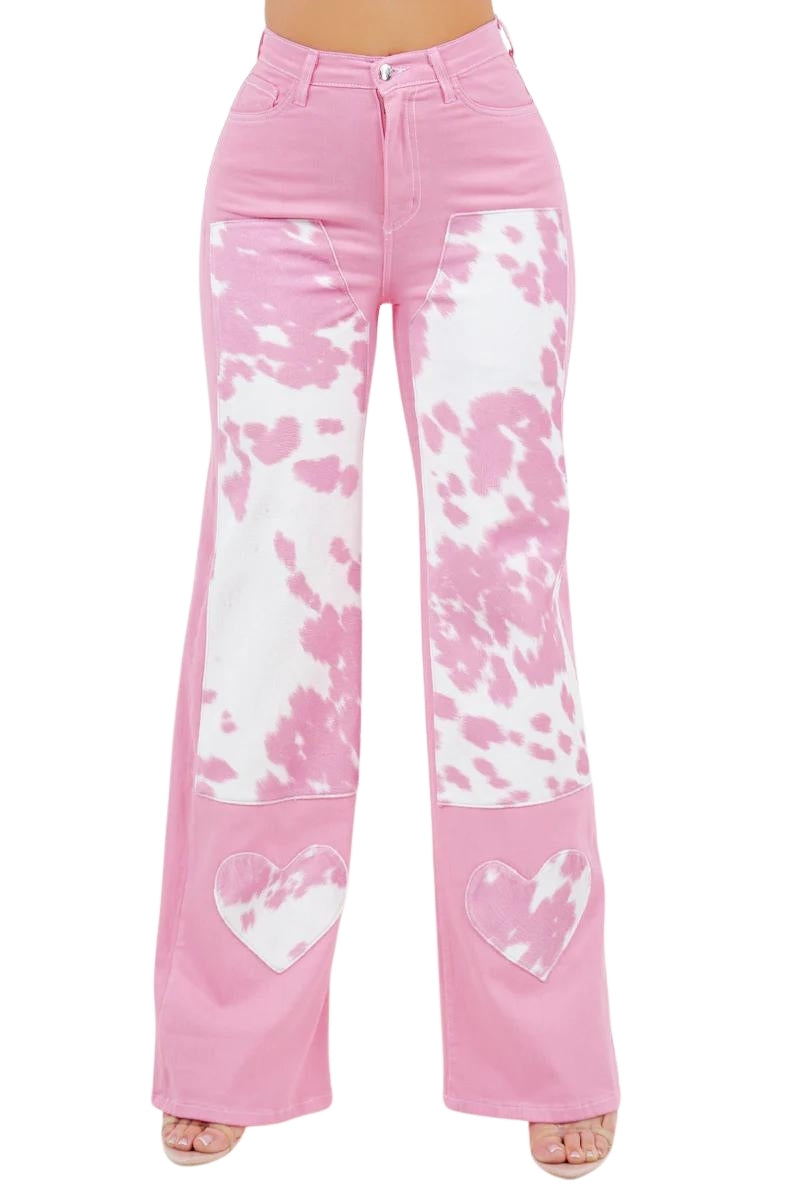 Pink Rodeo Wide Leg Jean