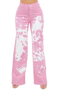 Pink Rodeo Wide Leg Jean