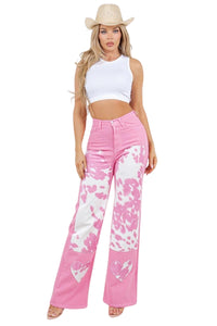 Pink Rodeo Wide Leg Jean