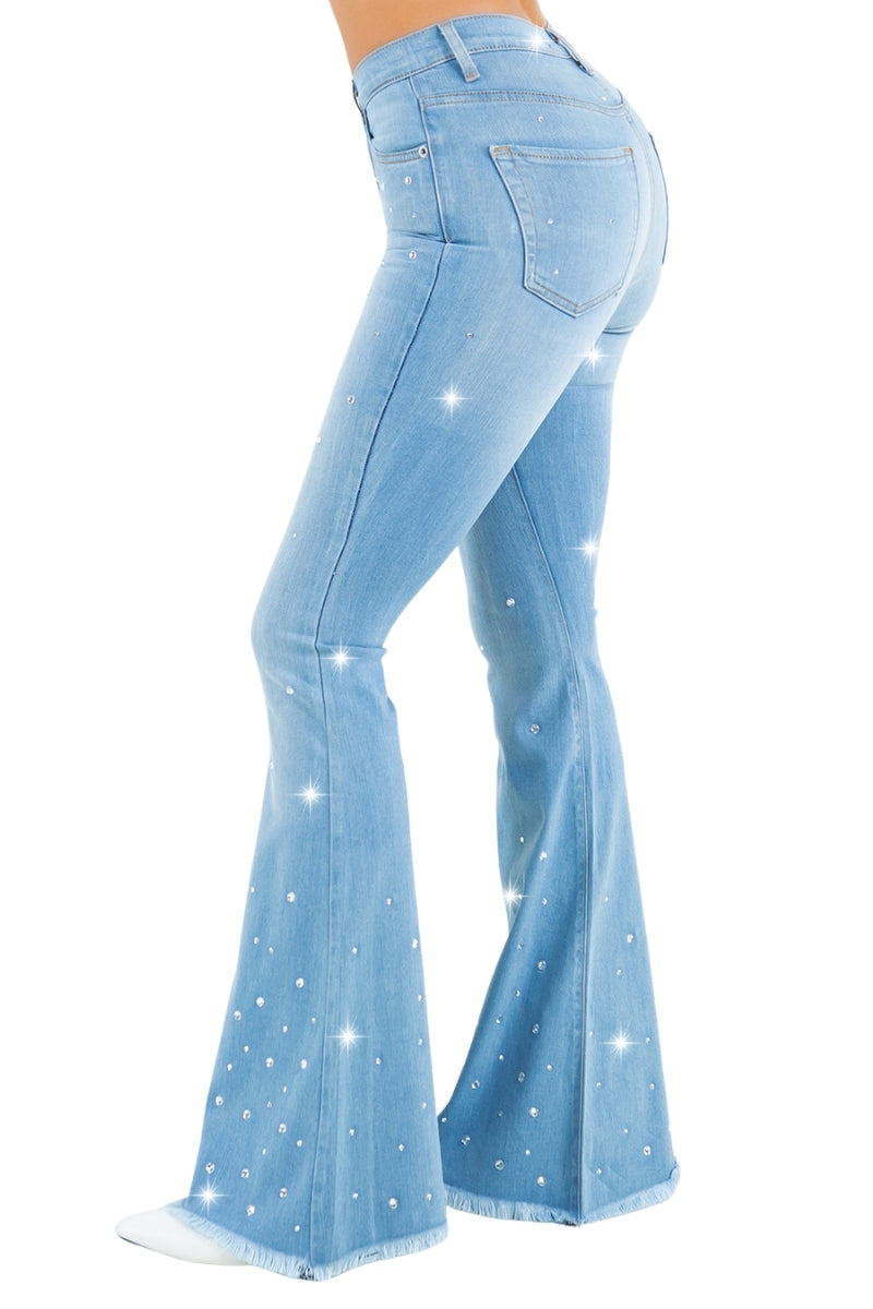 Vegas Glam Bell Bottom Jean