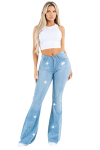 Vegas Glam Bell Bottom Jean