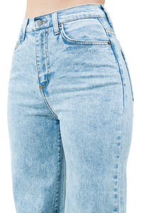 Brooklyn Wide Leg Jean in Ice Blue