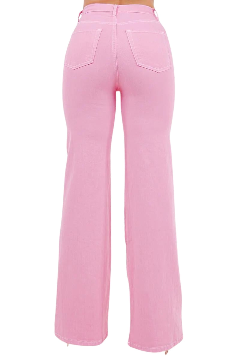 Pink Rodeo Wide Leg Jean