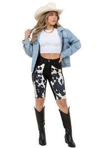 Rodeo Capri Short in Black