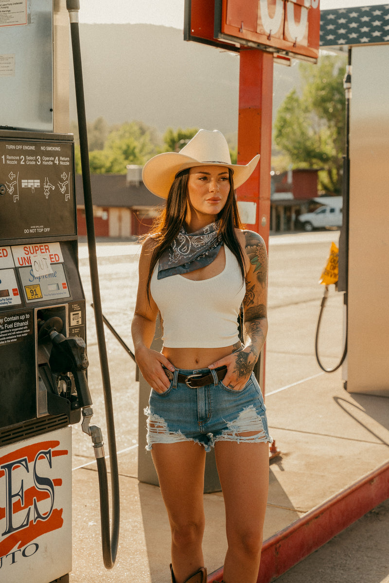 Blue Denim Mom Jean