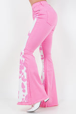 Pink Rodeo Bell Bottom Jean