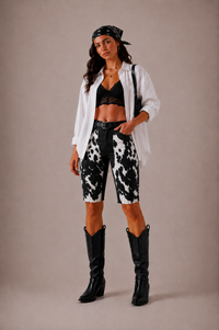 Rodeo Capri Short in Black