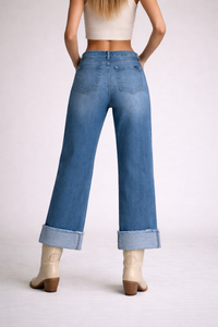 Low Rise Gem Studded Jean