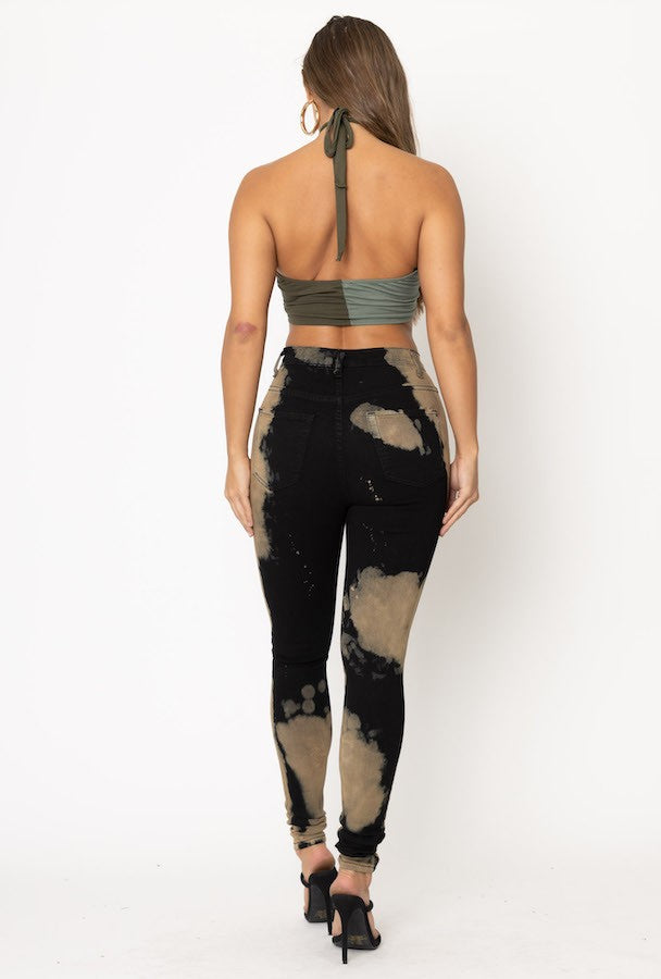 Bleach High Rise Skinny Jean