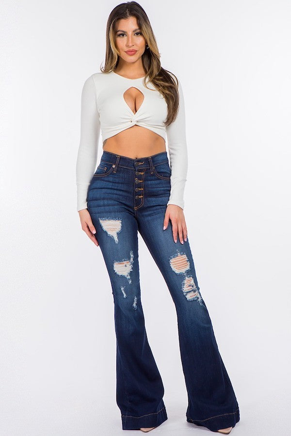 Karla Bell Bottom Jean