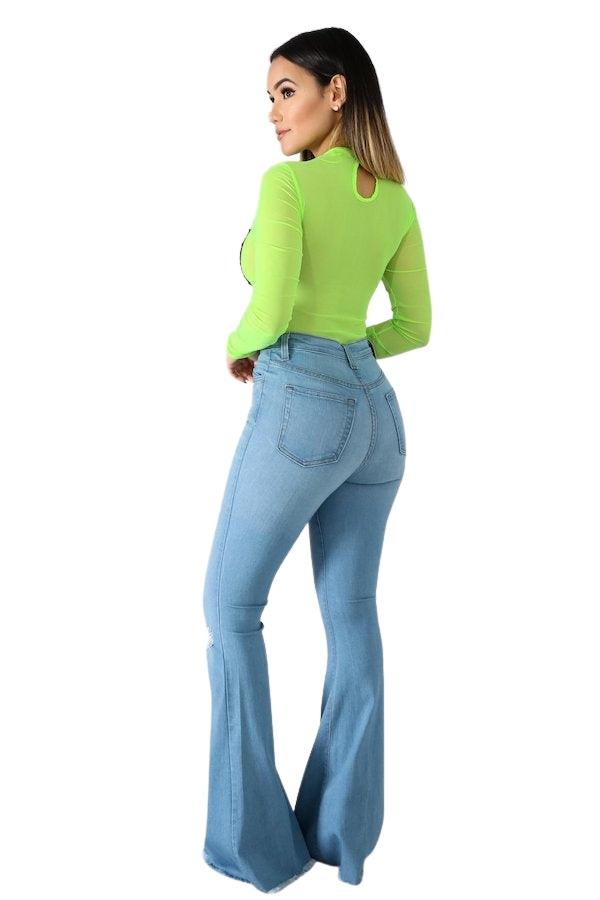 Skylar Denim Jean in Light Blue