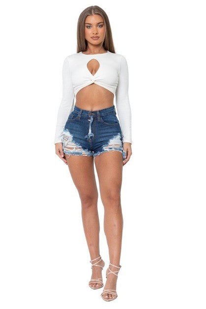 ALONDRA DENIM SHORT