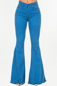 Bell Bottom Jean in Ocean Blue