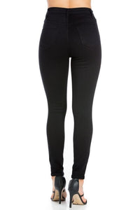 Classic High Rise Skinny Jean in Black